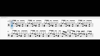 Sweetly Broken Drum Sheet Music Tutorial [upl. by Polito]