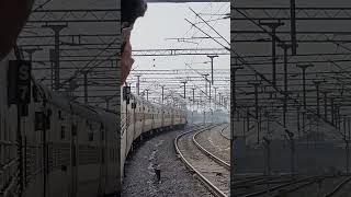 Big CURVE slow motion Yelahanaka Kacheguda Express indianrailways chennai train bengaluru [upl. by Casper]