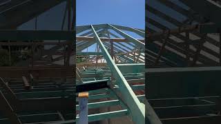 🎥 Roof carpenterybuilder construction housebuilders property supervisor work [upl. by Esojnauj14]