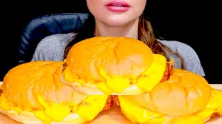 ASMR CHEESEBURGER MUKBANG EATING SOUNDS [upl. by Eneleh622]