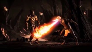 Mortal Kombat XL  All Scorpion Fatalities and X ray ON Triborg [upl. by Starbuck]