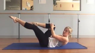 Mind Body Mat Pilates Challenge Day 1  Pilates Abs [upl. by Sheff590]