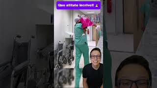 Atitude Incrível 😯🦸 medicina medico enfermeiro enfermagem saude pediatriaonline pediatria [upl. by Jennifer]