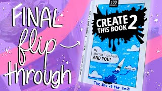 Create This Book 2 FINAL FLIP THROUGH Moriah Elizabeth [upl. by Castillo341]