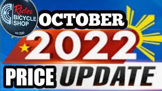 OCTOBER 2022 PRICE UPDATES  RIDES BICYCLE SHOP QUIAPO MANILA [upl. by Navaj]