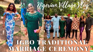 MY BROTHER VISITS NIGERIA OUR IGBO IGBA NKWU CEREMONY  NIGERIAN VILLAGE VLOG [upl. by Orling]