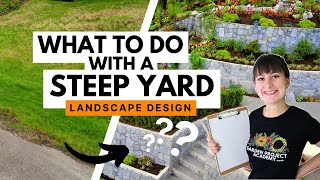 Landscape design strategy for slopes and steep hillside gardens [upl. by Ihcur]