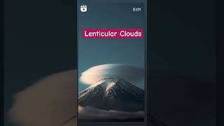 Lenticular Clouds japan viral shorts [upl. by Tisdale499]