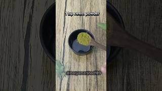 Neem Powder face pack for oily skin  Diy Mask for acne treatment trending diy beauty beautytips [upl. by Lanfri]