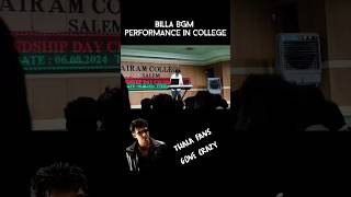 🔥 Billa bgm keyboard performance in college  Thala fans gone crazy 🔥 [upl. by Virginie]