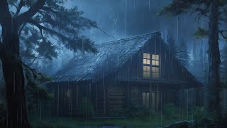 Heal Your Soul and Sleep Deeply with Heavy Rainfall amp Thunder Reverberating on a Metal Roof at Night [upl. by Kennet]