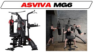 AsVIVA MG6 Kraftstation im Test Vergleich 2024 🥇 Fitnessstation mit Boxsack [upl. by Halle]