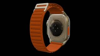 blender 3D Apple Watch Ultra Blender 3D modeling Render [upl. by Jos46]