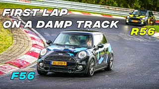 First lap with new setup Mini Cooper S F56  Nürburgring Touristenfahrten [upl. by Jozef95]