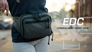 EDC Concealment Fanny Pack Overview bethedifference beprepared stopthebleed edc edcgear [upl. by Eiboj]