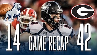 FB Samford vs Georgia Game Recap [upl. by Brnaby]