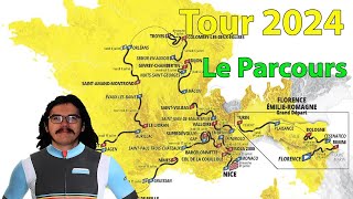 🚴‍♂️Tour de France 2024🇫🇷  Présentation du Parcours Parcours Etapes Avis [upl. by Ylatfen]