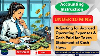 Adjusting for Accrued Operating Expenses amp Cash Paid for Taxes Statement of Cash Flows [upl. by Getter]