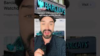 Barclays online banking and app down across the UK [upl. by Harewood758]