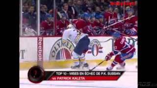 PK Subban Top 10 Hits RDS [upl. by Nilpik]