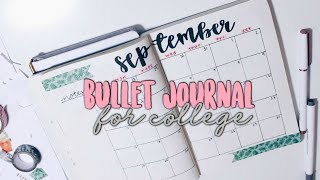 Bullet Journal  Planning For College  Reese Regan [upl. by Zeidman]