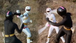 Taiga Sae vs Evil GaoWhiteAlyssa Enrile vs Evil RangerGaoranger vs Wild Force [upl. by Aicerg]