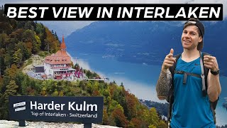 HARDER KULM Interlaken  Everything You Need To Know [upl. by Annaitsirk]