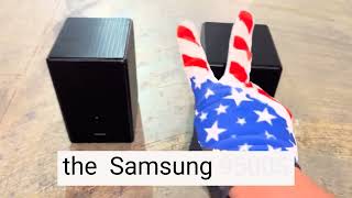 Honest Review SAMSUNG 9500S Rear Speaker Kit [upl. by Lorrayne]