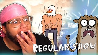 STRONGEST IN VERSE FIRST TIME WATCHING Regular Show S2 Ep 2224 REACTION [upl. by Sucy]