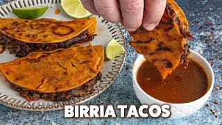 Mexican Birria Recipe the Best Beef Birria Tacos amp Quesabirria [upl. by Aelc]