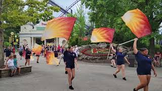 South Allegheny High School Marching Band in Kennywoods Fall Fantasy Parade 8724 Part 2 [upl. by Nogem674]