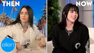 Then and Now Billie Eilishs First and Last Appearances on The Ellen Show [upl. by Allehs]