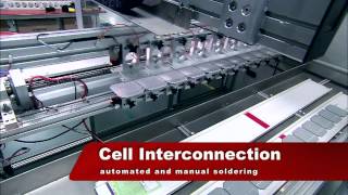 Solar Panel Production Process Video [upl. by Ceevah]