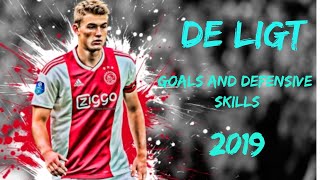 Matthijs De Ligt  Best Young Defender  GoalsSkillsAssists 2019 [upl. by Adlig]