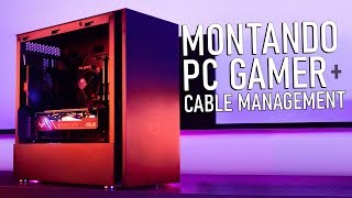 MONTANDO um PC GAMER  CABLE MANAGEMENT  PASSO A PASSO COMPLETO para a montagem PERFEITA [upl. by Amsirak]