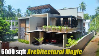 5000 sqft ലെ Architectural മാജിക്‌ [upl. by Adirahs]