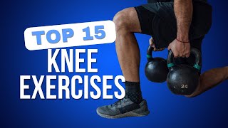 Top 15 Knee Exercises [upl. by Nauqet]