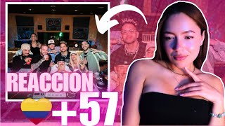 REACCIÓN  57 co  KAROL G FEID DFZM FT Ovy On The Drums Balvin Maluma Ryan  Blessd [upl. by Tallou]