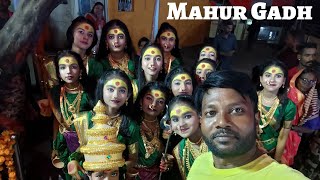 SNatraj Dance Academy Kinwat Shardiya Navratri Way To Mahur Gadh navratri2024 [upl. by Enetsuj]