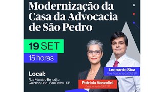 Modernização da Casa da Advocacia TV São Pedro Br 40919 [upl. by Ciel]