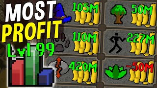 What are the Most Profitable 99s in Oldschool Runescape in 2023 OSRS [upl. by Owens634]