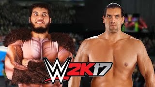 Giant Gonzalez vs The Great Khali [upl. by Ayiotal]