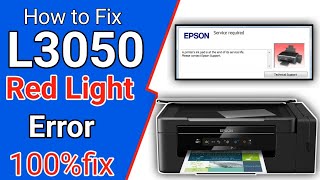 how to fix epson l3050 light blinking errorHow to reset waste ink pad Epson adjustment program 2022 [upl. by Tye]