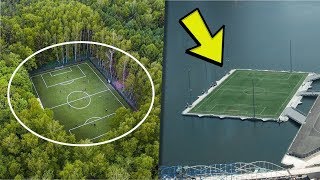 9 CAMPOS DEPORTIVOS SITUADOS EN LUGARES INSÓLITOS [upl. by Lemuela]