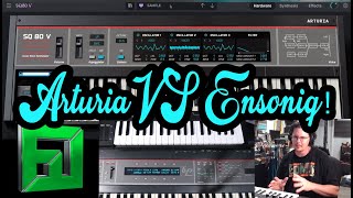 Arturia SQ80v vs Ensoniq SQ80 how accurate is it [upl. by Adnilema]