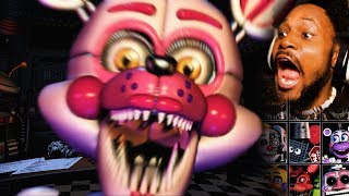 EVERY ANIMATRONIC EVER were gonna die  FNAF Ultimate Custom Night 1 [upl. by Mathews740]