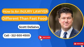 How Is An INJURY LAWYER Different Than Fast Food Call 3125004500 [upl. by Seif]