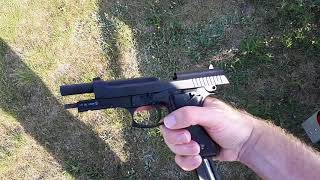 KWC M92 45Mm BB Pistol CO2 Blowback [upl. by Nahk]