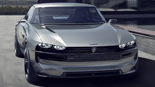 Peugeot eLegend concept  504 Coupe into the modern world [upl. by Ahsa]