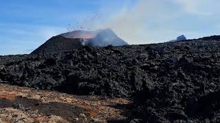 Sundhnukur Volcano Eruption April 7th 2024 lava iceland volcano nature science travel [upl. by Newob]